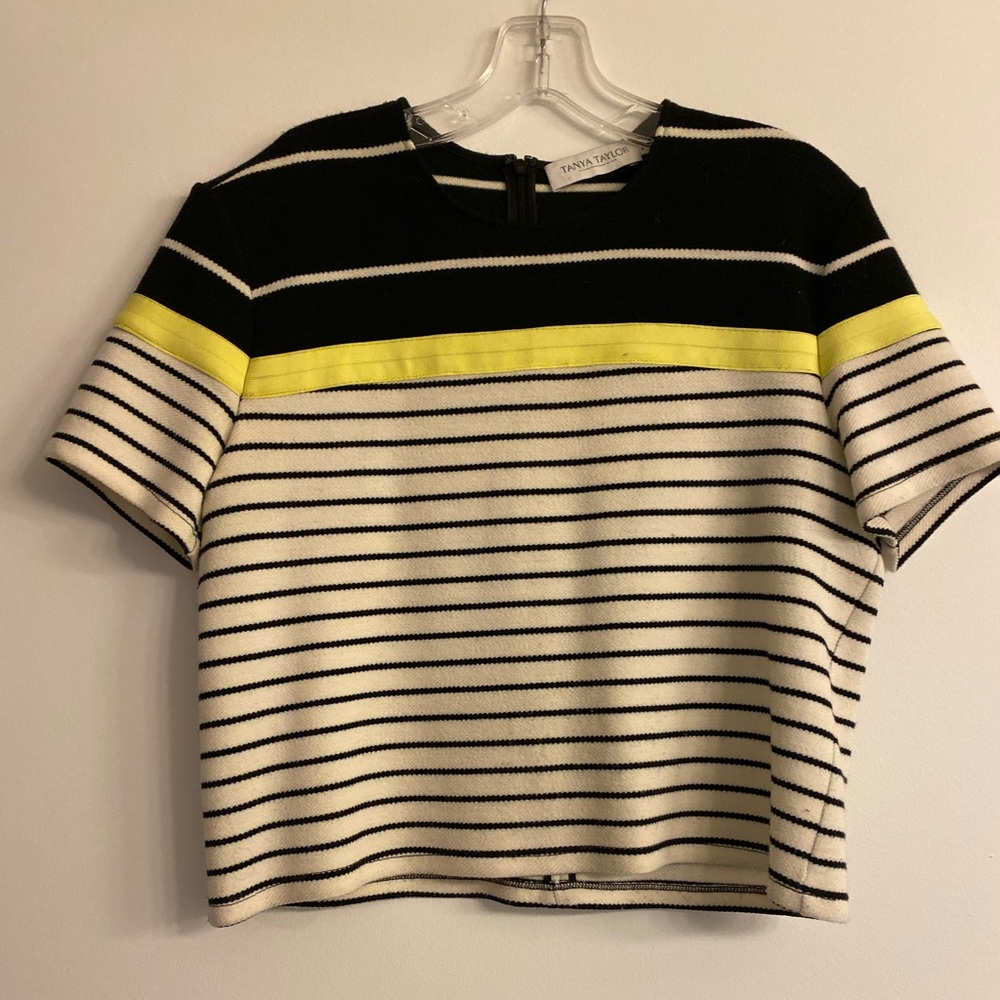 Tanya Taylor striped crop tee